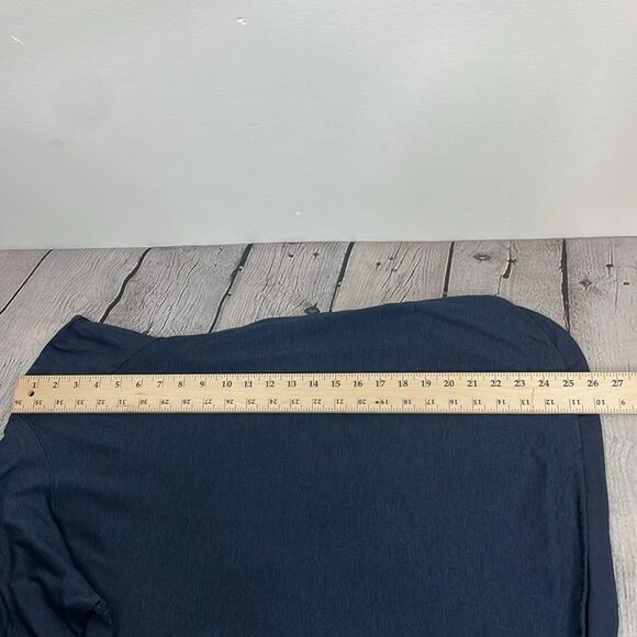 Athleta Dark Blue Hooded Long Sleeve Top women’s size Small - Picture 10 of 10